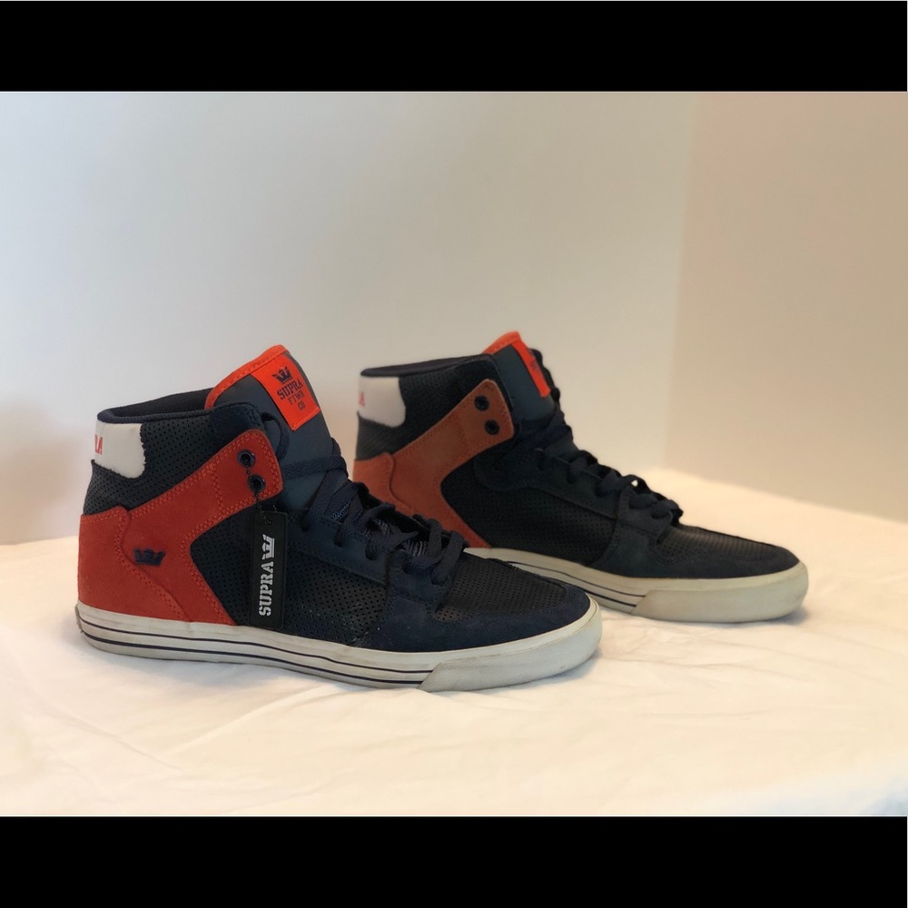 SUPRA FTWR CO Top-Shoes US 10.5 Size. Pre-owned.
